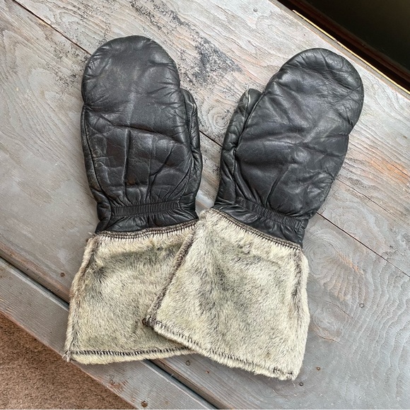 Wolverine Accessories Vintage Wolverine Black Leather Snowmobile